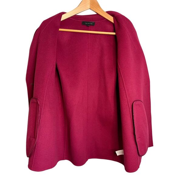 Talbots Wool Blend Blazer Women’s 4 Hot Pink Classic Coat Style - Picture 4 of 7